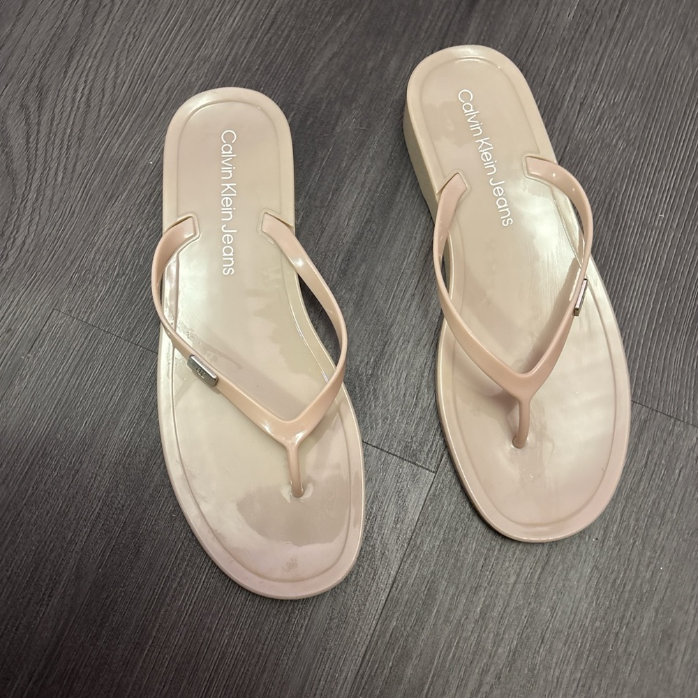 Calvin Klein Jeans Women's Nude Sandals